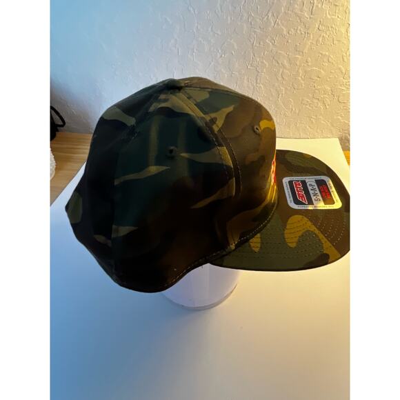 R B Otto Cap Premium Snapback 6 panel cloth Camo hat trucker - Picture 6 of 12